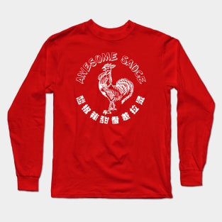 Sriracha - Awesome Sauce - Outline Long Sleeve T-Shirt